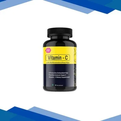 Vitaminhaat Vitamin-C with Bioflavonoids & Rosehip Capsule 90’s
