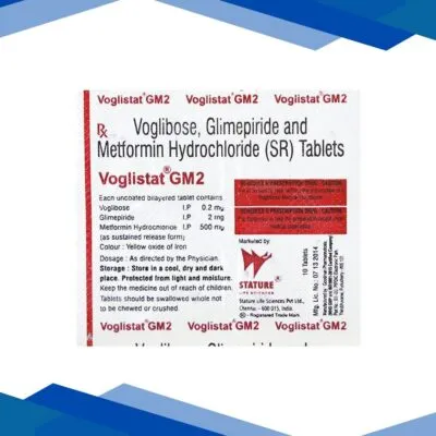 VOGLISTAT GM 2 Tablet 10’s