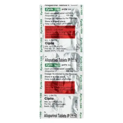 Zyrik 100mg Tablet 10'S